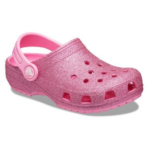 Crocs Classic Glitter gyerek klumpa - rózsaszín